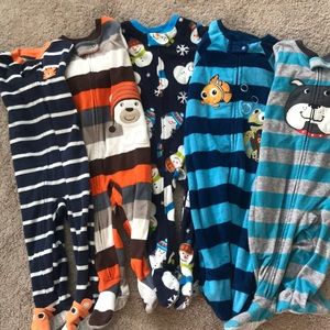 Winter pajama lot of 5